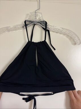 Athleta Black swim top